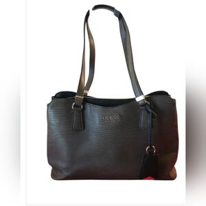 GUESS Black Textured Women's Bag